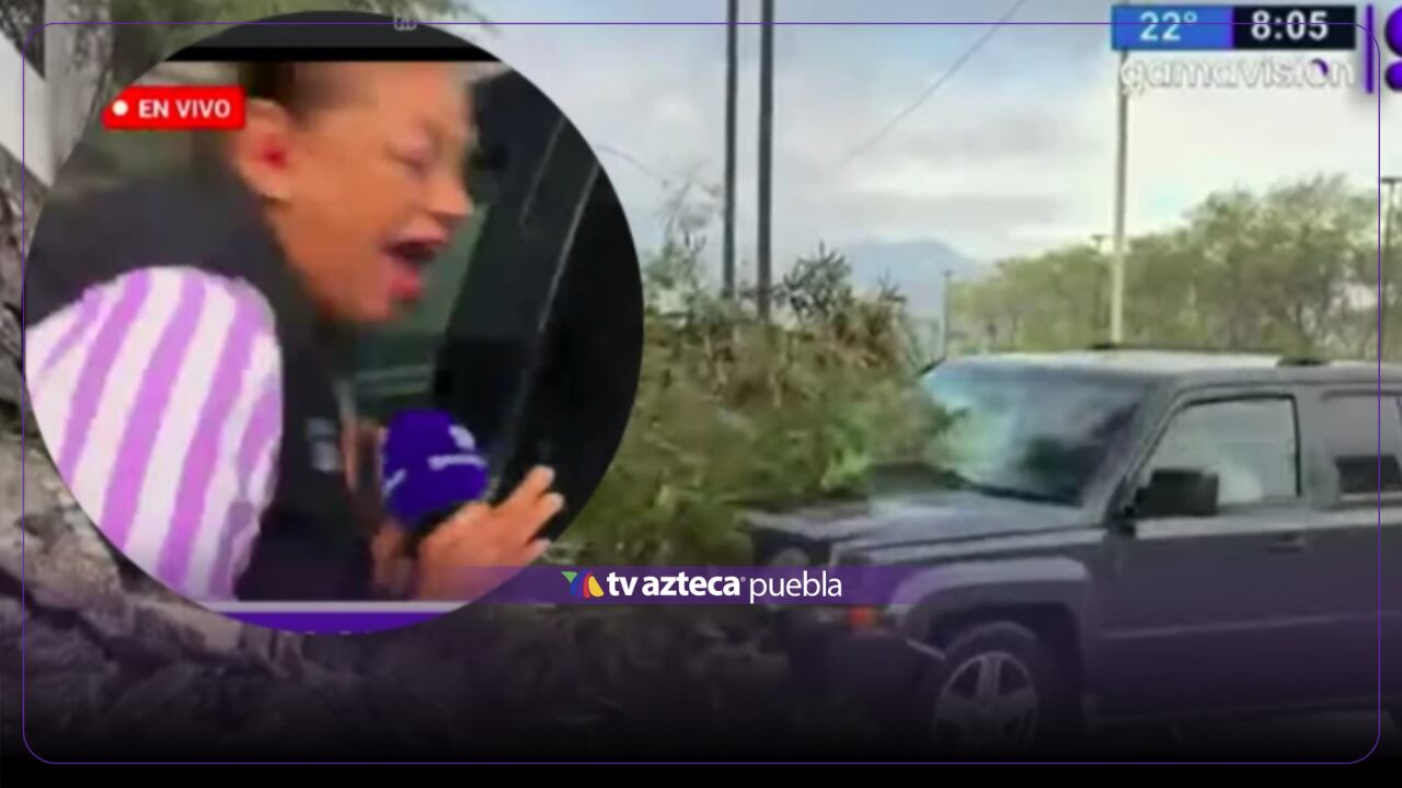 VIDEO FUERTE: Momento exacto en que reportera y camarógrafo fueron ATROPELLADOS en transmisión en VIVO