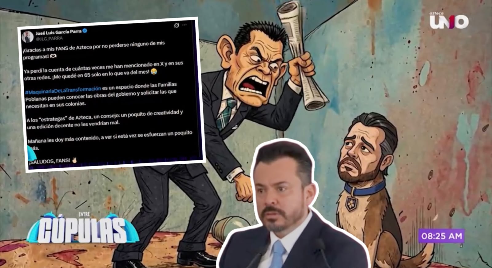 Sátira Cupulosa: José Luis García Parra nos llama sus fans, pero ¿cómo ignorar al CERO VOTOS que PRETENDE GASTAR MILES DE MILLONES DE PESOS de los poblanos?
