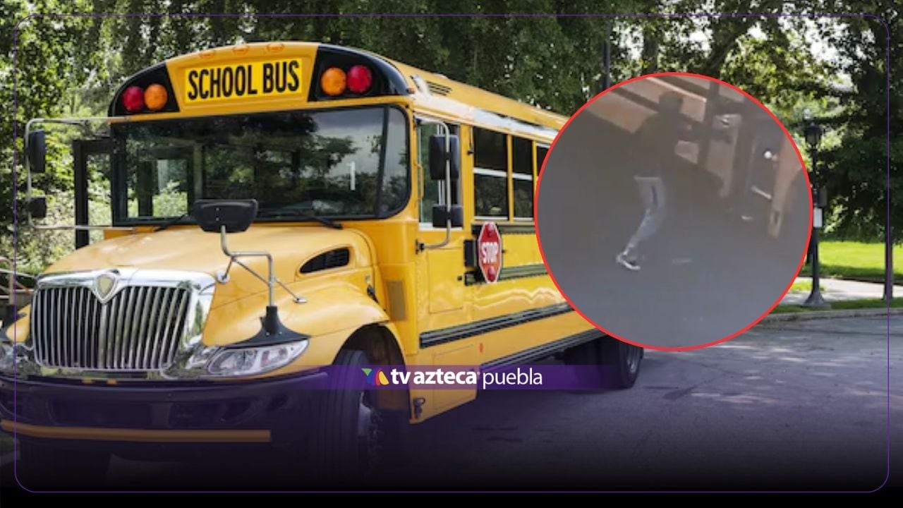 VIDEO: Hombre arriesga su vida para frenar un autobús escolar tras colapso del conductor 