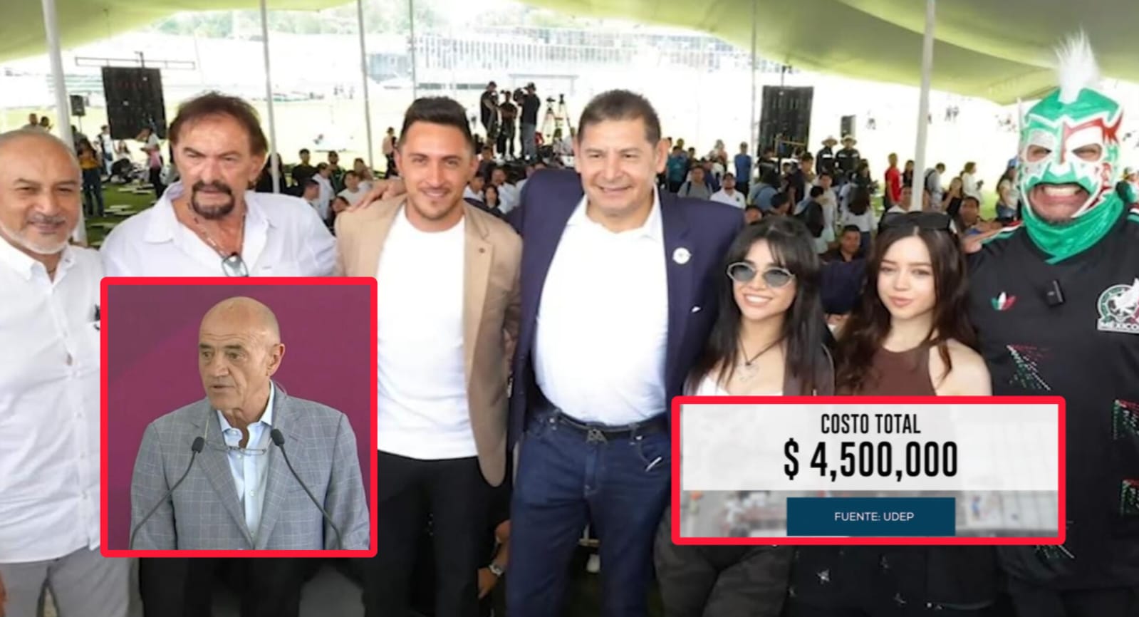 Universidad del Deporte de Alejandro Armenta gasta 4.5 millones en 12 conferencias de futbol y entrega contrato MILLONARIO a una sola empresa