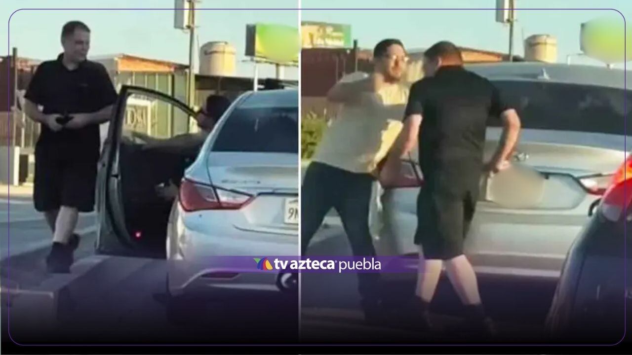 VIDEO: Pareja golpeó a conductor tras choque y lo dejó inconsciente; intentaron escapar en Tijuana