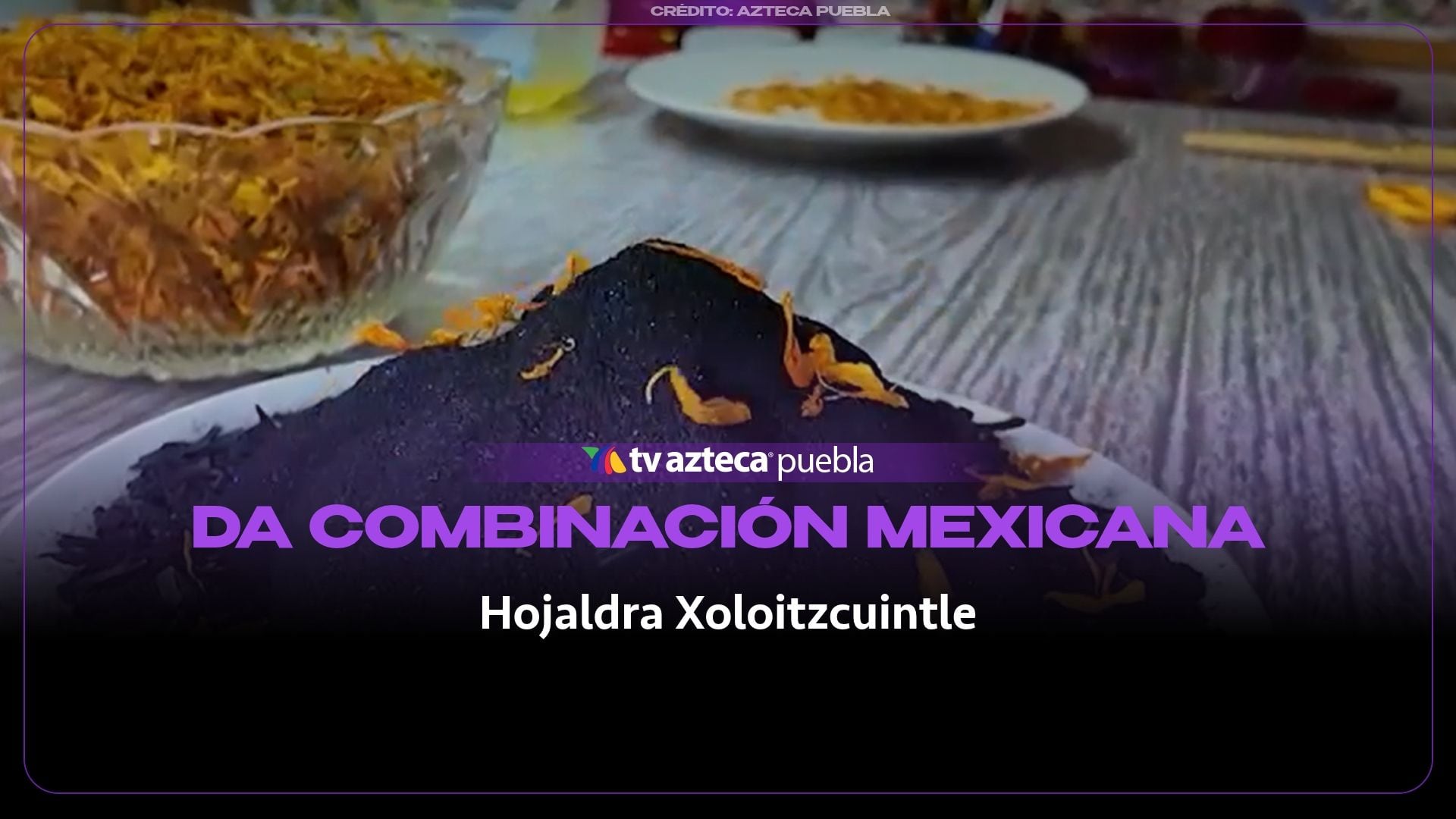 Da combinación muy mexicana hojaldra Xoloitzcuintle