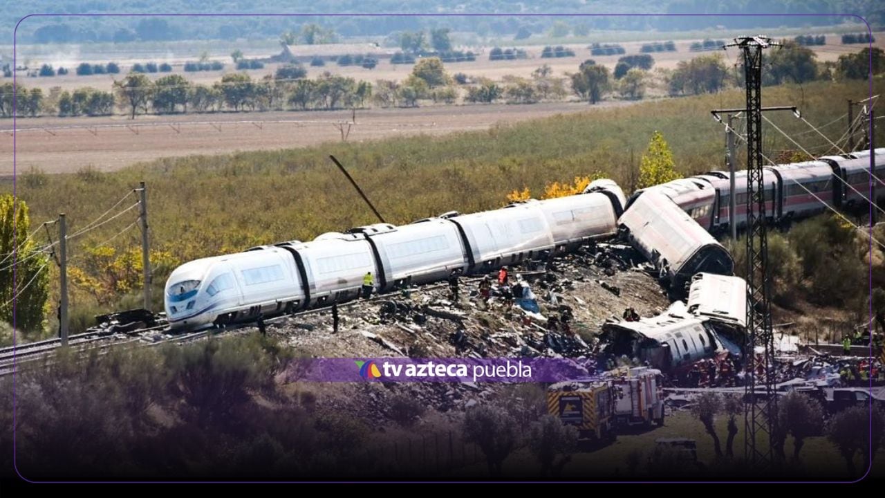 ¿Un error humano? Investigan CAUSA de choque de trenes con 64 muertos en España