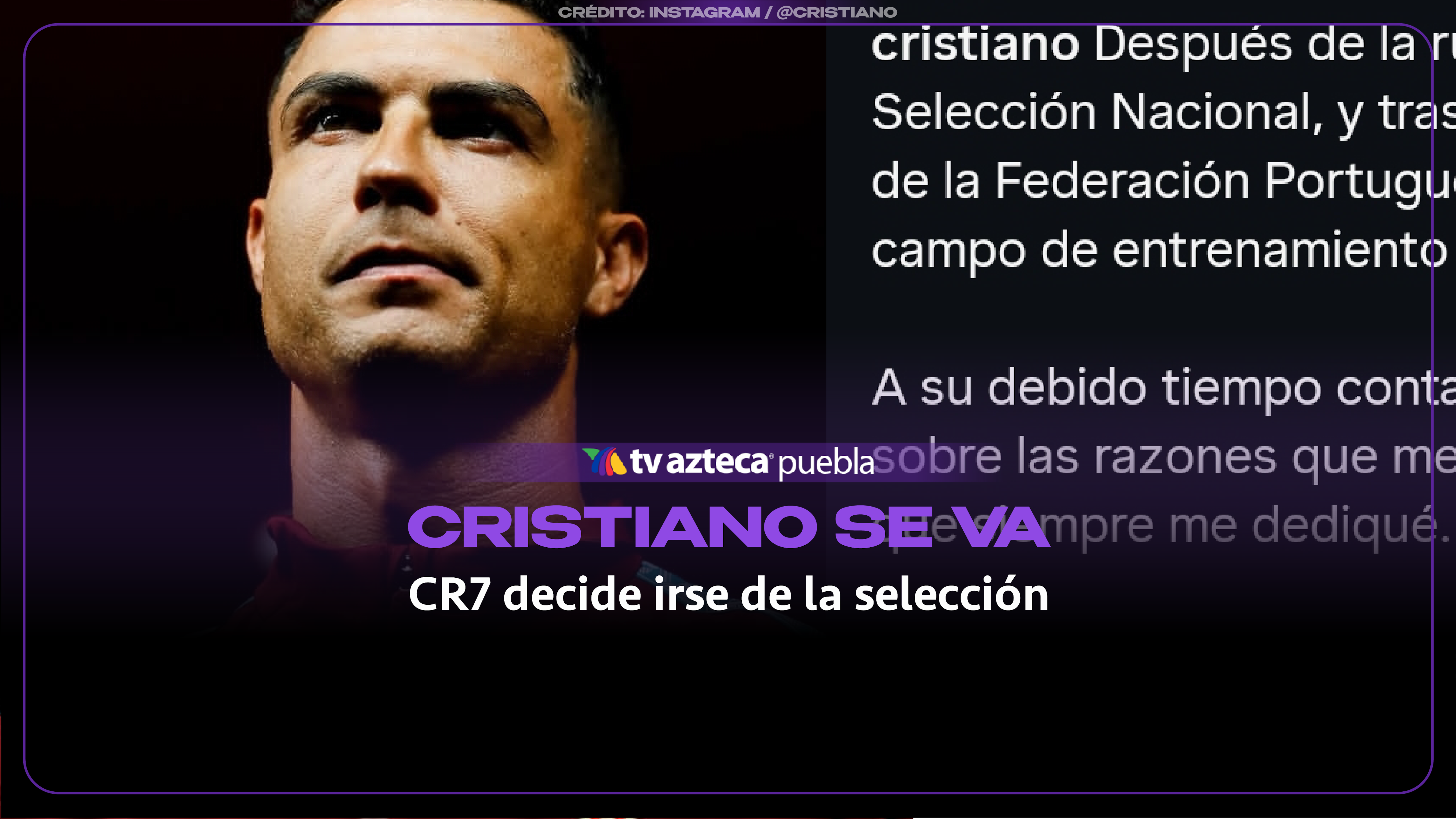 ¿El fin de una era? Cristiano Ronaldo deja la Selección de Portugal tras polémica con su DT