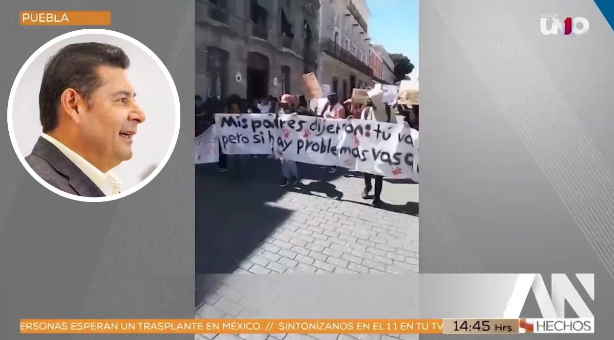 Estudiantes de la BUAP exigen seguridad al gobierno de Alejandro Armenta tras asesinato de Mateo Hernández