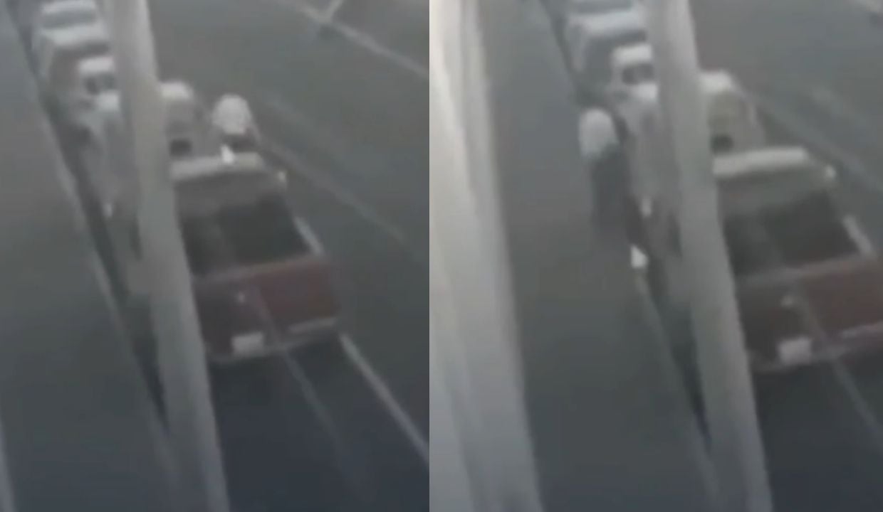 VIDEO: Captan MOMENTO EXACTO de robo de camioneta en el barrio de Analco