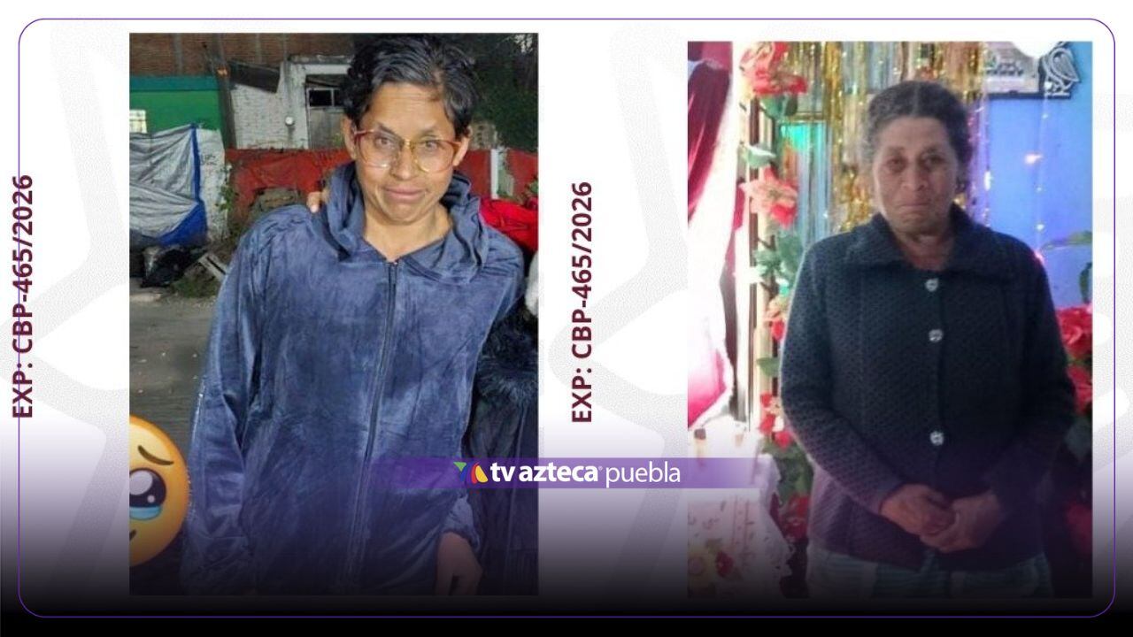 Buscan a María del Carmen Gutiérrez González y Ángeles Hernández Gutiérrez, desaparecidas en Chignahuapan, Puebla