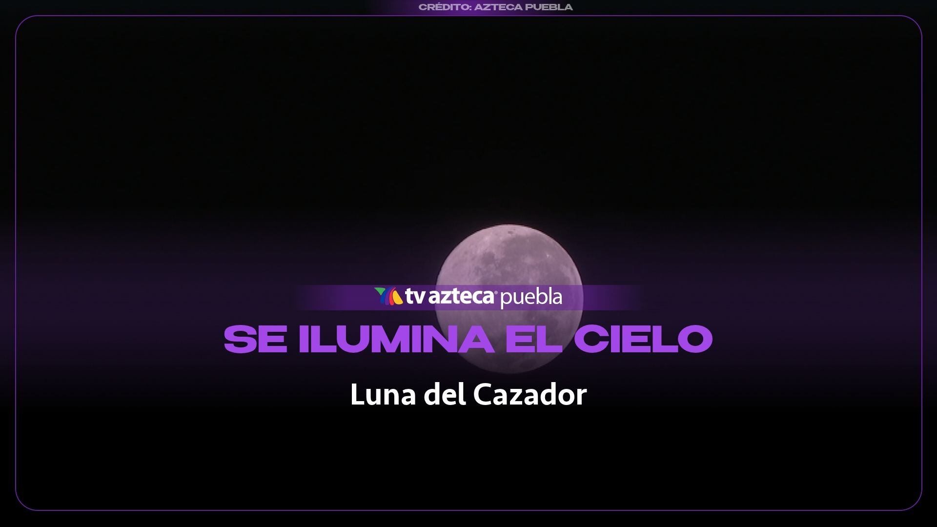 Cielo se ilumina por la Luna del Cazador