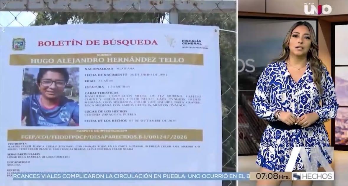 17 días de angustia terminaron en TRAGEDIA, Hugo Alejandro fue localizado sin vida en la Puebla gobernada por Alejandro Armenta ¿Y los esfuerzos?