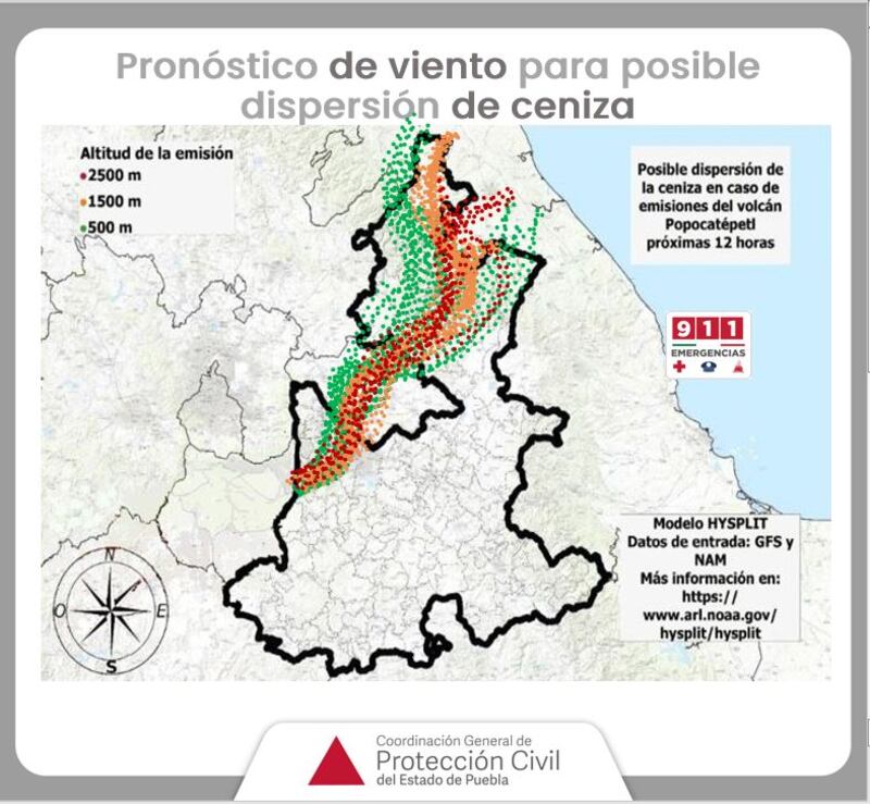 caida de ceniza 12 de marzo de 2024