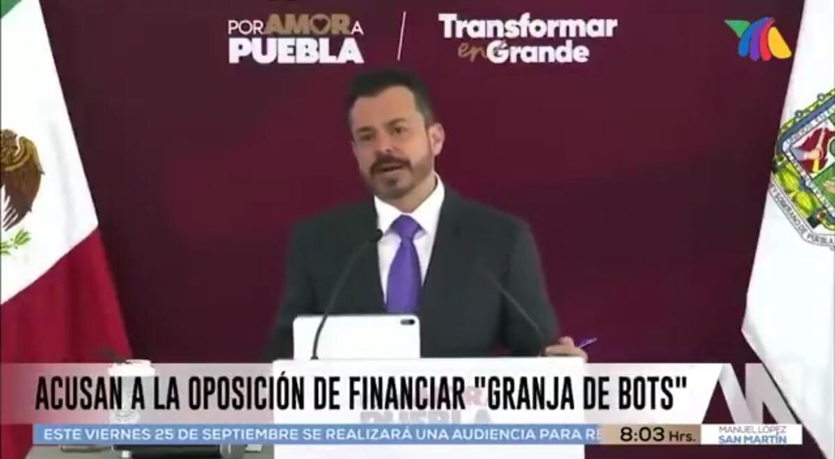 Mientras el coordinador de Gabinete de Puebla, José Luis García Parra, habla de bots, Puebla está de LUTO: El estudiante Hugo Alejandro fue hallado sin vida 17 días después de su desaparición.