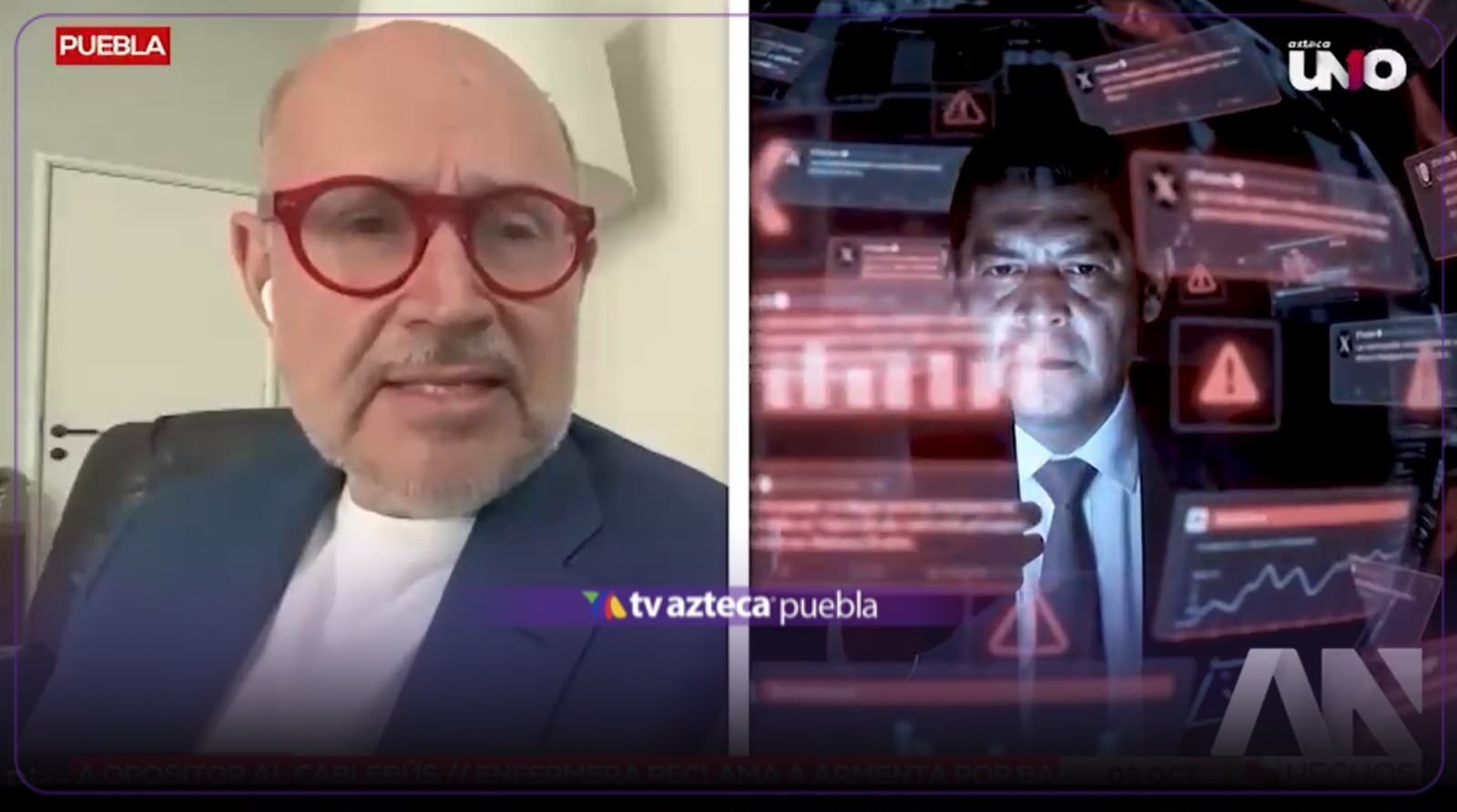 Unidad de Investigación de Azteca Noticias deja al descubierto las granjas de bots pagadas por el gobierno del morenista de Alejandro Armenta. Consulta la entrevista completa de Hugo Arroyo a Ricardo Raphael 