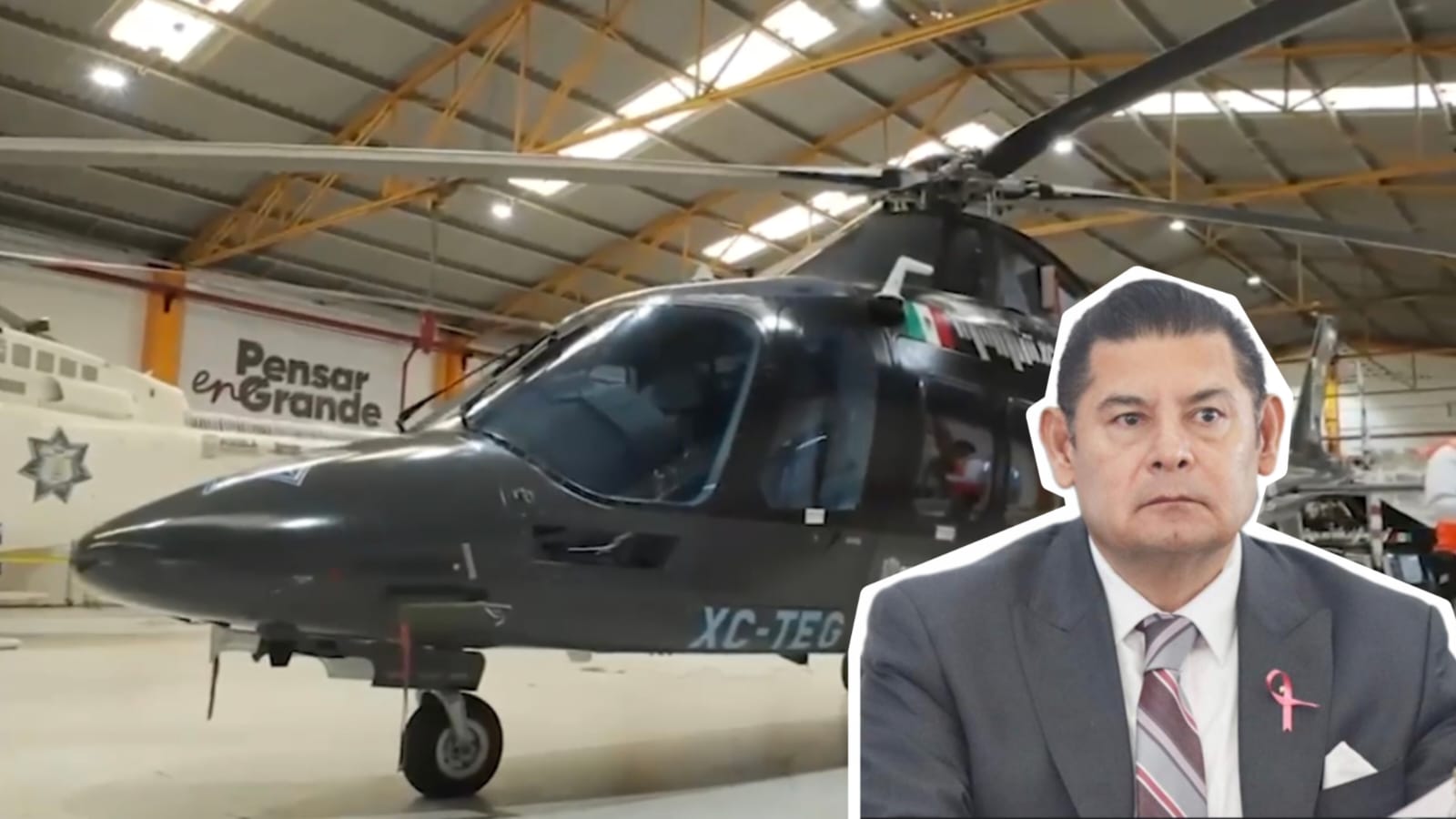 Helicóptero de 100 millones: Alejandro Armenta despilfarra en aeronaves con utilidad dudosa mientras la inseguridad azota a las familias poblanas.