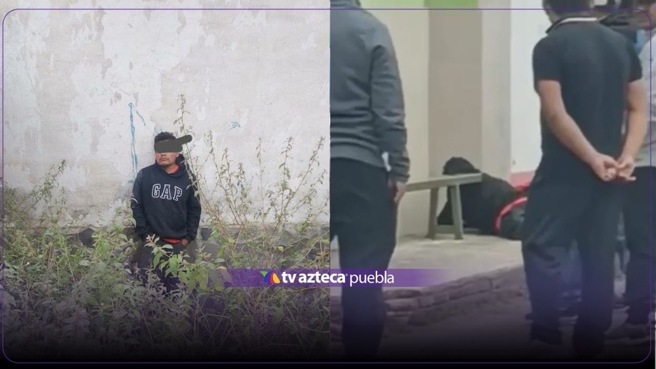 VIDEO: Vecinos retienen y dan brutal golpiza a presuntos ladrones tras intento de robo en San Pedro Cholula