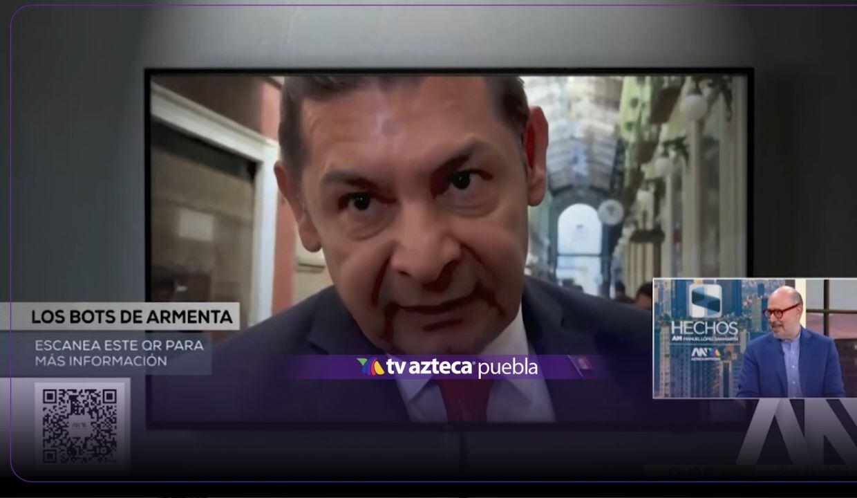 Alejandro Armenta, Gobernador de Puebla, usa granjas de bots pagadas con recursos públicos para esconder el fracaso de su gobierno