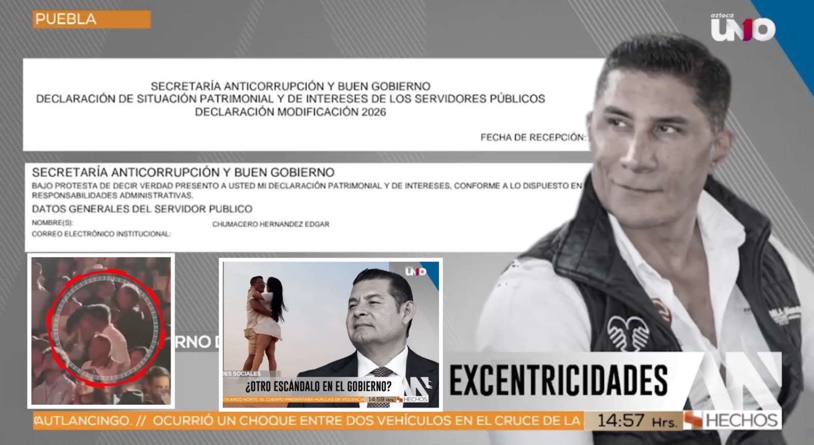Edgar Chumacero, coordinador del Programa de Obra Comunitaria de Armenta, declara vehículos por más de 4.5 millones de pesos ¿Y la austeridad?