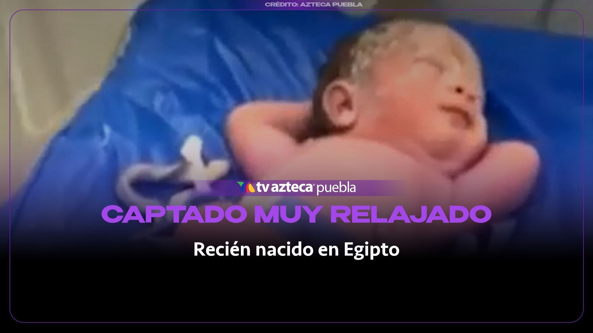 Captan a recién nacido muy relajado