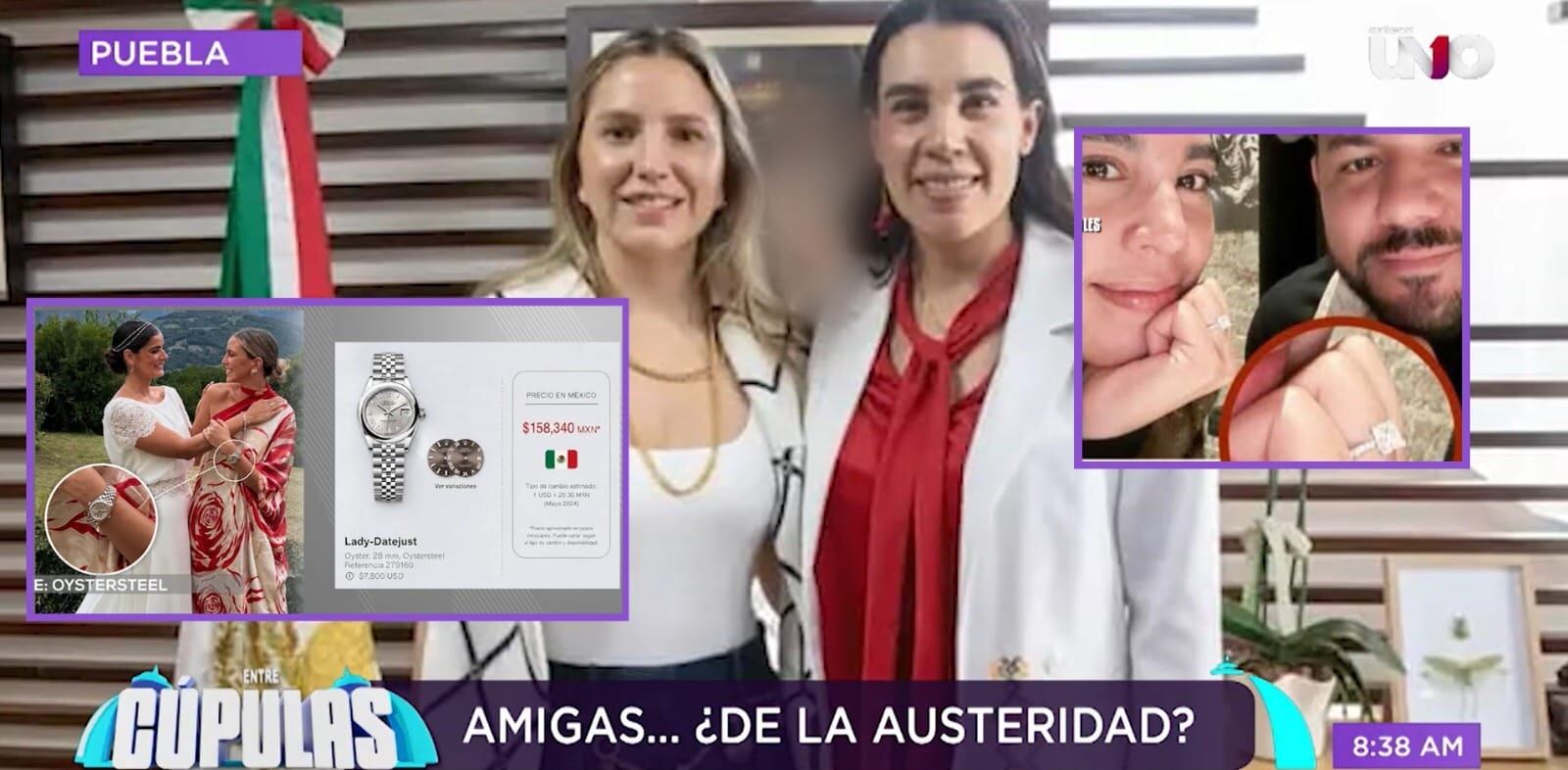 Sátira Cupulosa: ¿AMIGAS O SOCIAS DEL LUJO? Josefina Rodríguez, secretaria de Turismo del Gobierno de México y Carla López-Malo, secretaria de Desarrollo Turístico de Puebla presumen la “austeridad” morenista con accesorios de alta gama