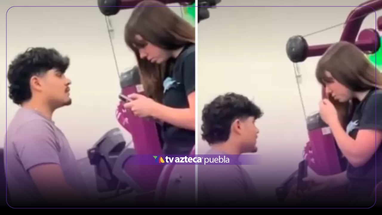 VIDEO: Captan PELEA de pareja por INFIDELIDAD en pleno gimnasio; chica revisó el celular de su pareja
