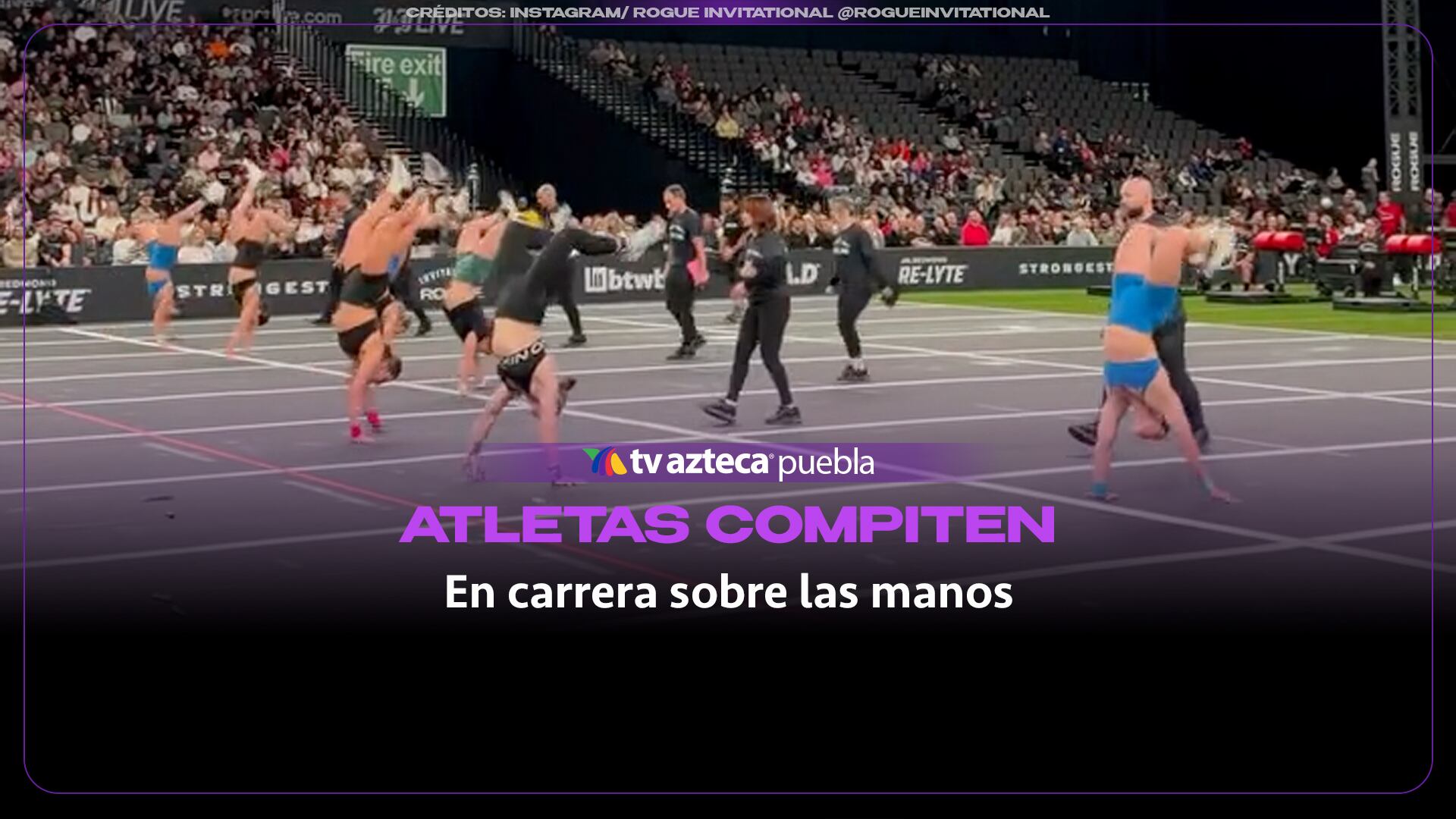 Atletas sorprenden con carrera sobre las manos en Escocia