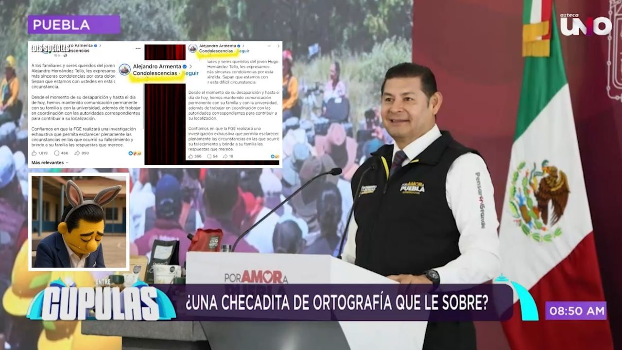 Sátira Cupulosa ¡Póngales cero! Equipo de Alejandro Armenta vuelve a REPROBAR EN ORTOGRAFÍA en plena comunicación oficial