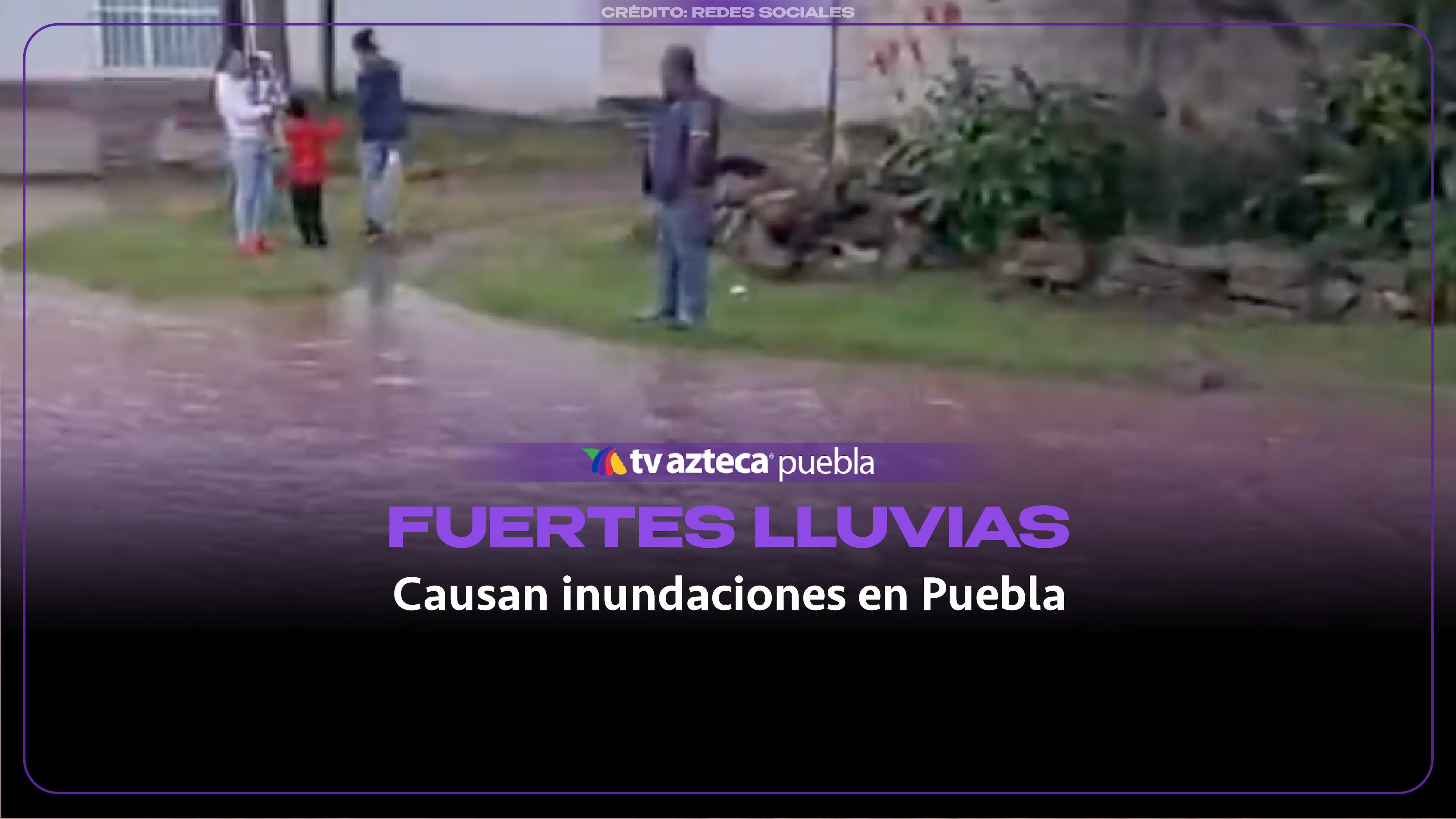 Tormenta con ráfagas de viento provoca severas inundaciones en Puebla