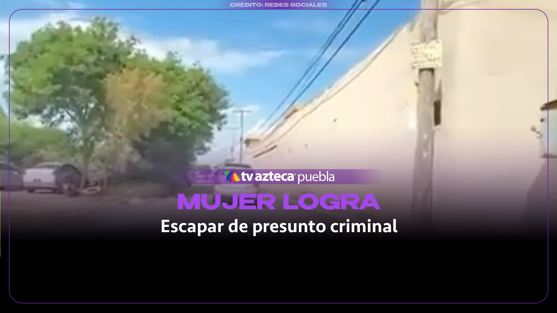 Mujer escapa de presunto criminal durante bloqueos en Matamoros