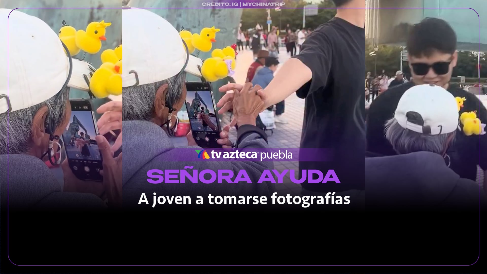 Vendedora de patitos se convierte en fotógrafa y conquista corazones