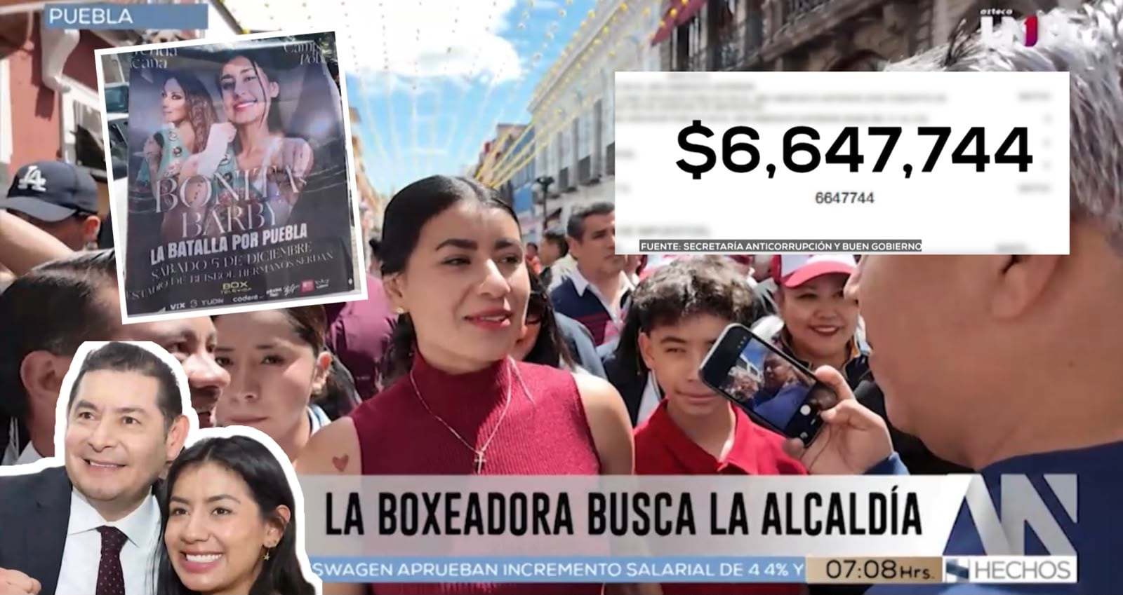 Gabriela “La Bonita” Sánchez busca la alcaldía de Puebla, pero sigue sin explicar el origen de los 6.6 millones de pesos de su patrimonio