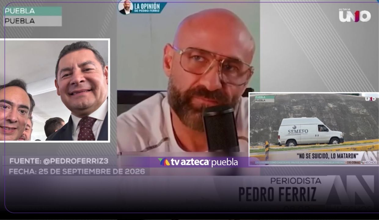 Periodista Pedro Ferriz señala al gobernador Alejandro Armenta por la muerte de Rubén Curiel y cuestiona la versión oficial