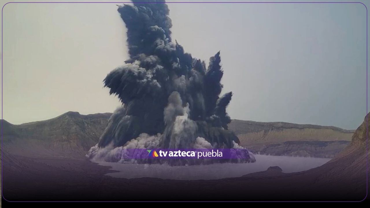 VIDEO: Captan brutal explosión del volcán Taal en Filipinas; columna de ceniza superó 4 mil metros