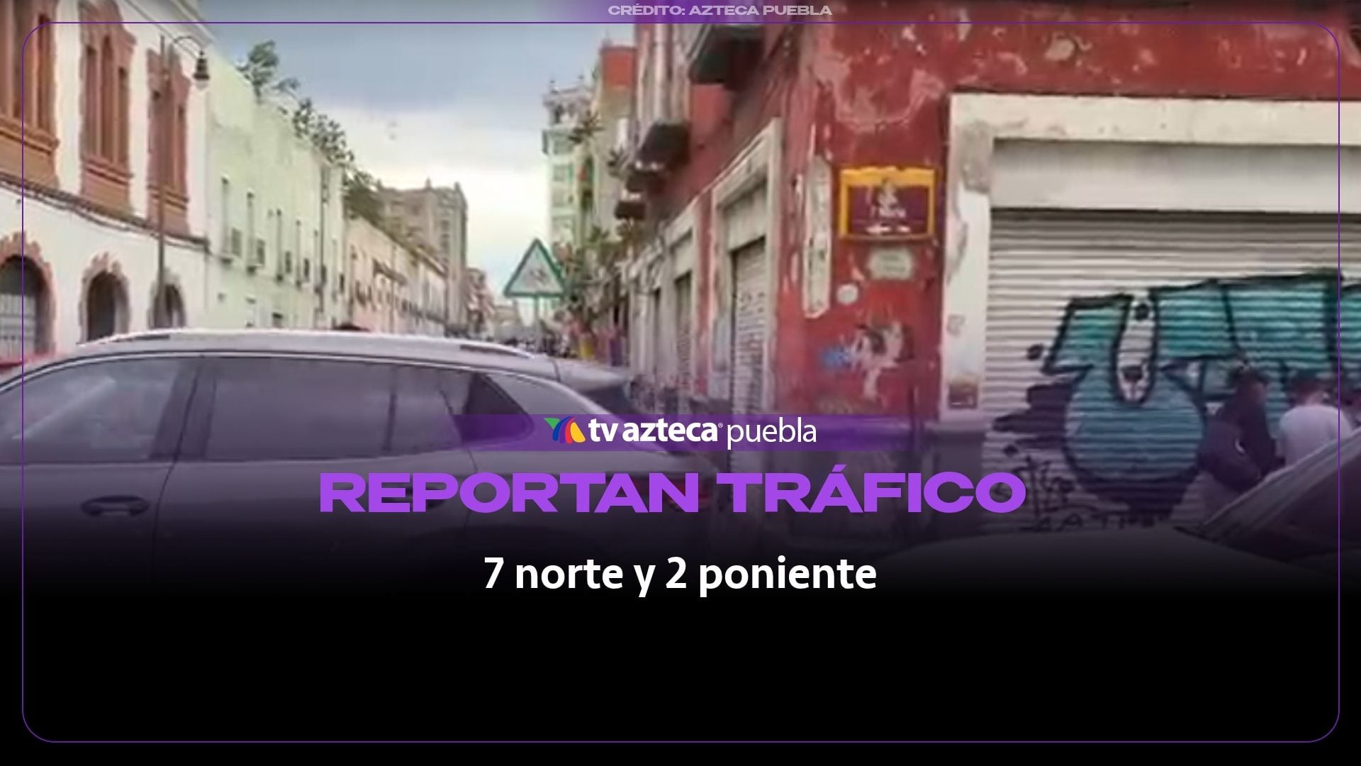 Reportan tráfico en la 7 norte y la 2 poniente HOY
