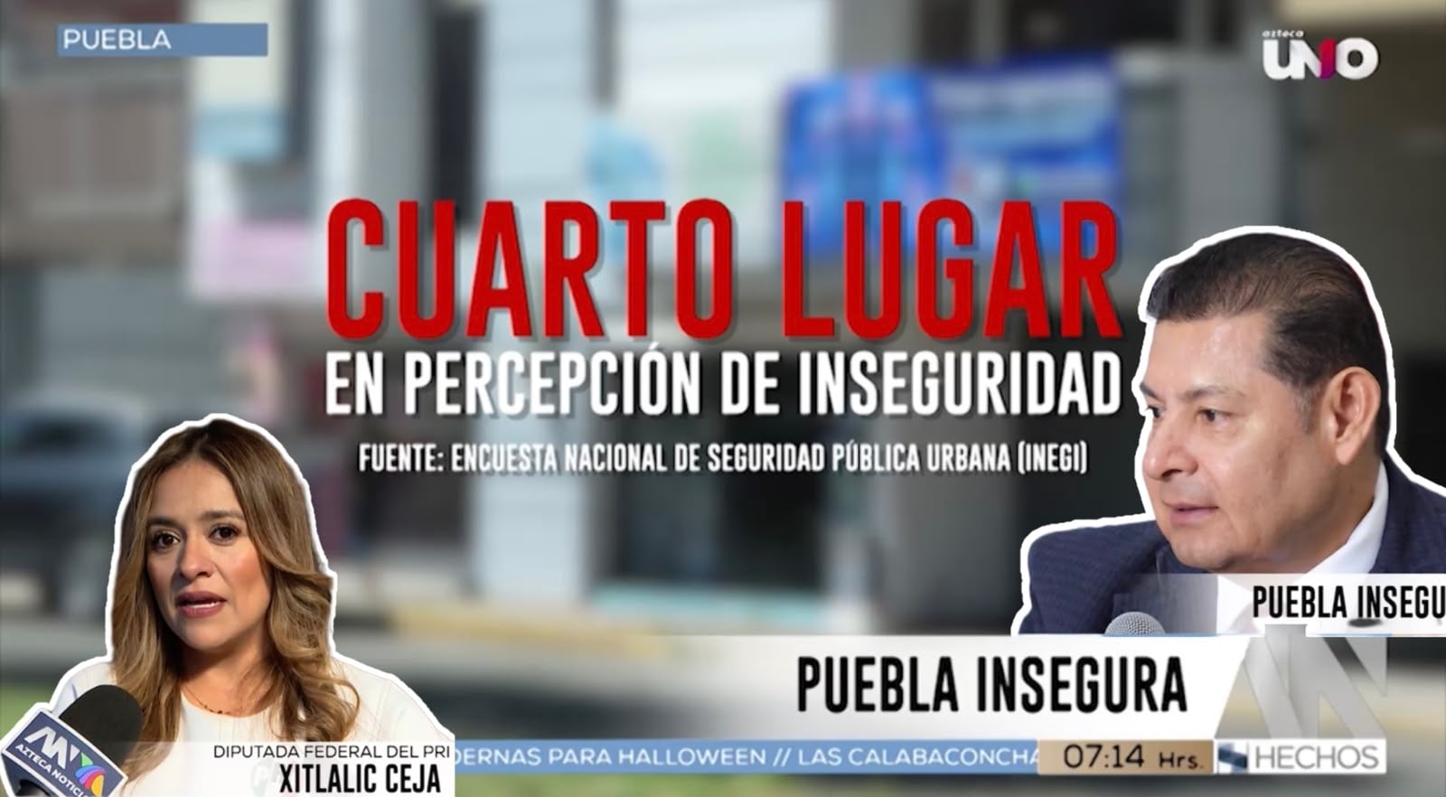 Diputada federal del PRI, Xitlalic Ceja, cuestiona estrategia de seguridad de Alejandro Armenta ante la inseguridad en Puebla