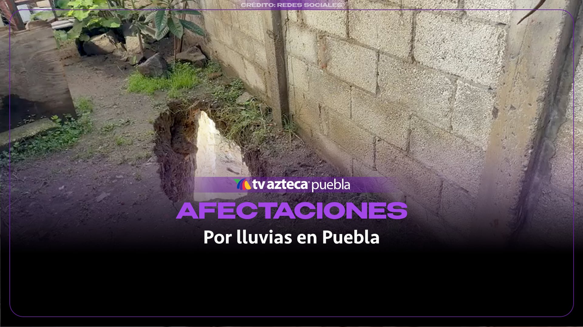 Lluvias ponen en riesgo a colonias de Puebla