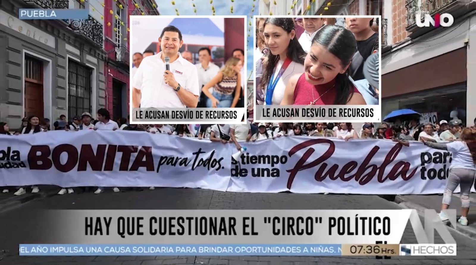 Oposición señala a gobierno de Alejandro Armenta de presunto desvío de recursos para impulsar a La Bonita Sánchez en Puebla