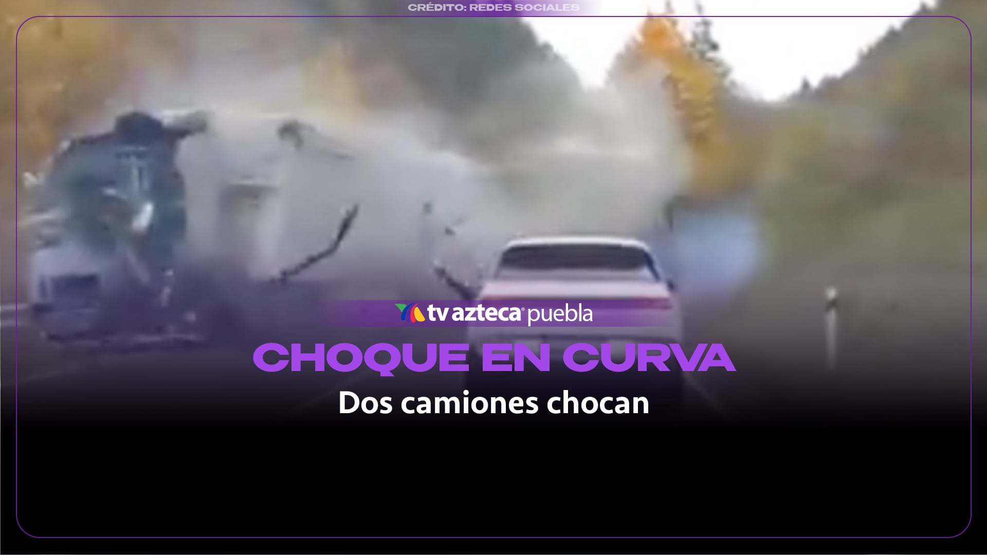 Impresionante colisión de camiones en una sinuosa carretera de montaña paraliza el tráfico en Eslovaquia