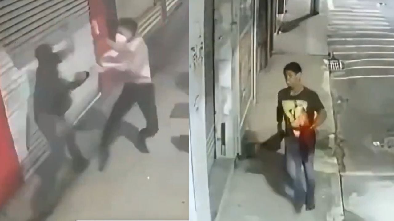 VIDEO: Así ladrón perdió la vida al herirse con su cuchillo tras intento de asalto  