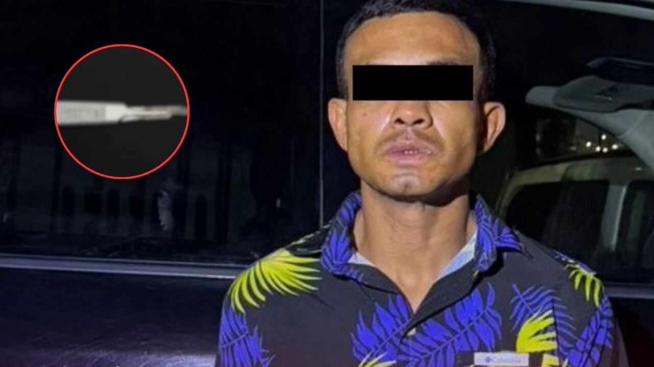 Detienen a hombre acusado de amenazar con bisturí a su expareja en Monterrey