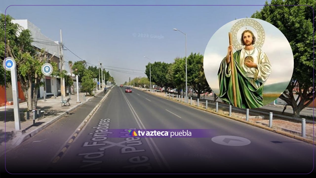 Estos son los CIERRES VIALES en Puebla por festejos de San Judas Tadeo, HOY