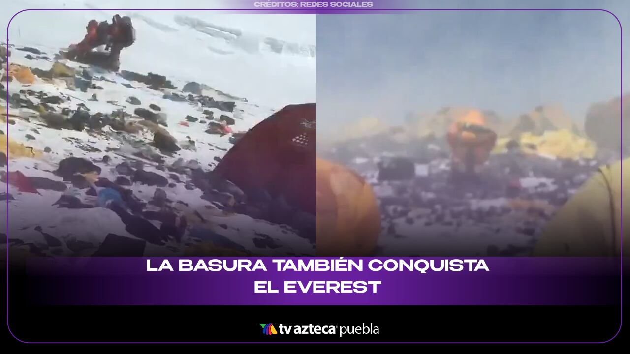 ¡La basura también conquista el Everest!