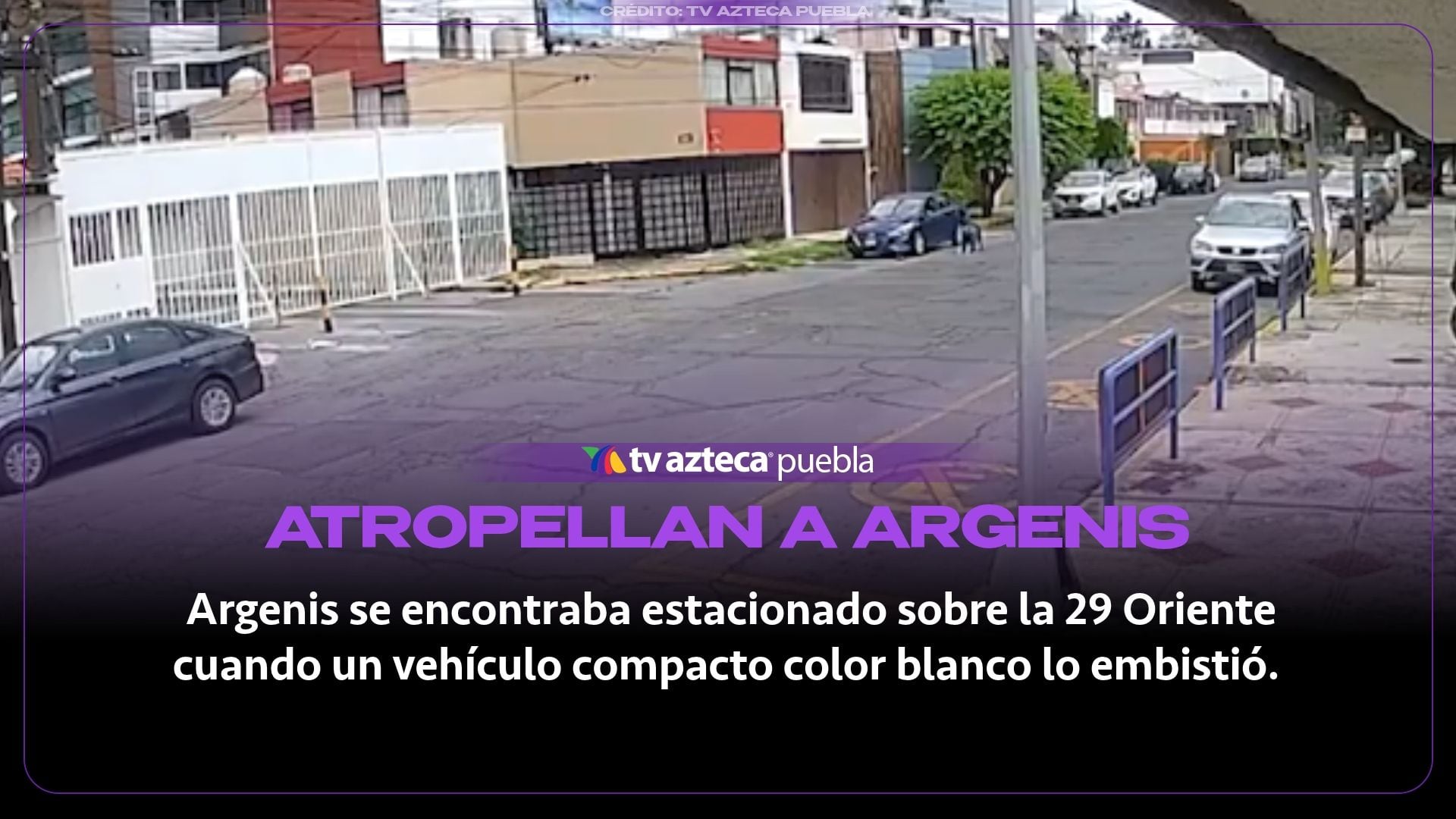 Limpiaba su auto y fue atropellado: así fue el accidente de Argenis Zenteno