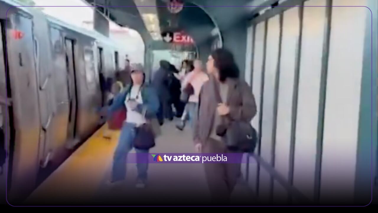 VIDEO FUERTE: Hombre es APUÑALADO en repetidas ocasiones en estación del metro de Nueva York