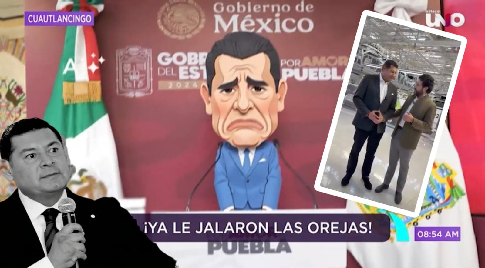 ¡Se mordió la lengua, gober! Alejandro Armenta minimizó a Volkswagen y ahora le echa flores... ¿Le jalaron las orejas?