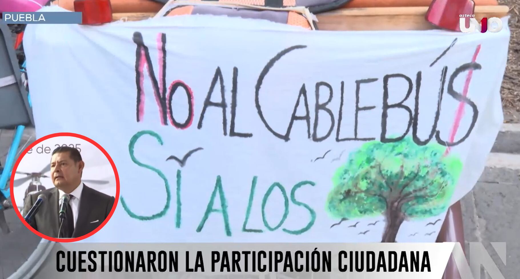 Vecinos confrontan proyecto de Cablebús de Alejandro Armenta; exigen información y denuncian simulación de participación
