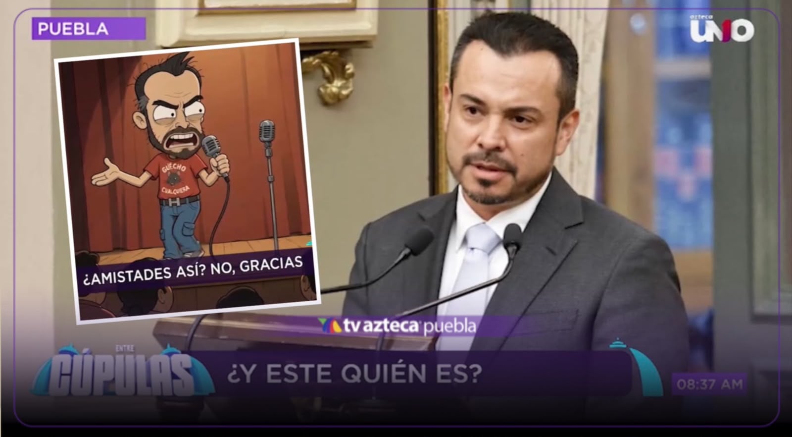 Sátira Cupulosa: José Luis García Parra se deslinda de sus “amistades” y pide denunciar a quien use su nombre