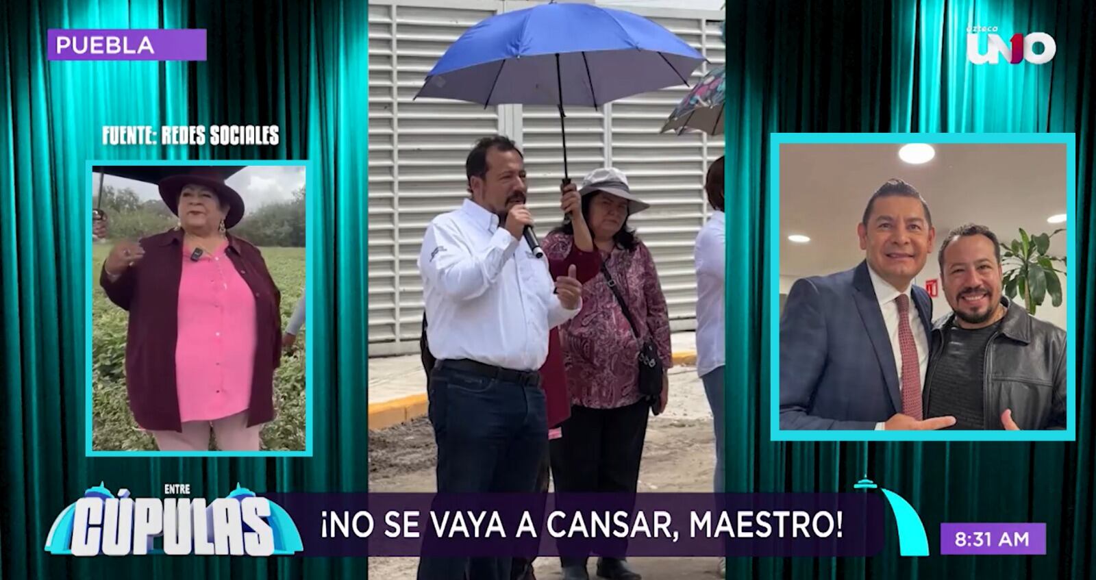 Sátira Cupulosa: ¡Llega Lord Sombrilla! Mario Montero, exdelegado del Bienestar en Puebla, presume las mismas mañas que Marisol Martínez Sosa