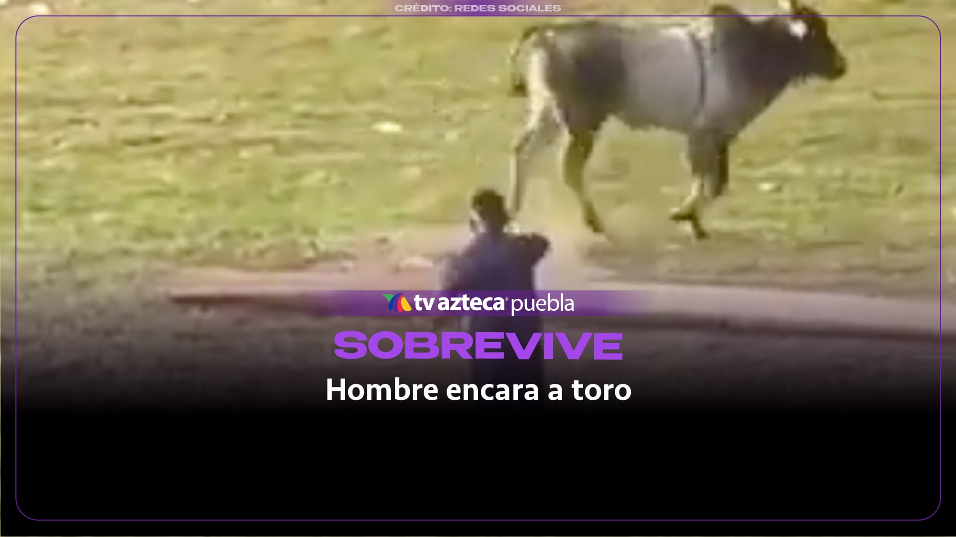 Poblador sobrevive de milagro tras ser embestido por un toro durante festival en Bolivia