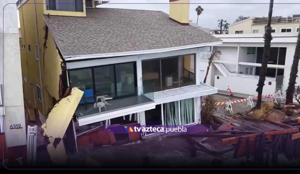 VIDEO: Tormenta tropical Rachel destruye viviendas durante su llegada a California