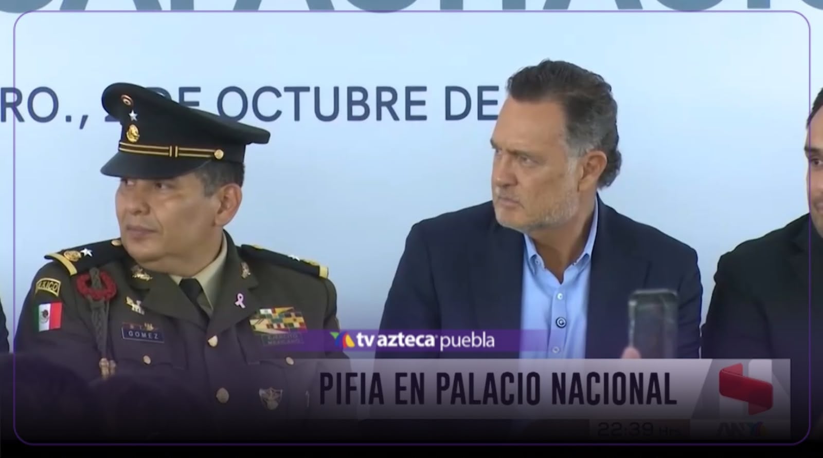 La Presidenta fue informada de una supuesta reunión entre Mauricio Kuri y el embajador de EU, Ronald Johnson.