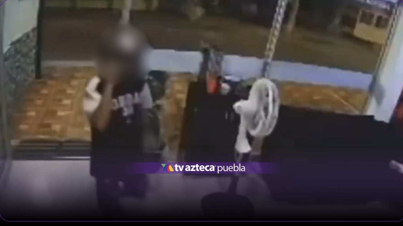 VIDEO: Así ladrón intentó asaltar en un negocio; recepcionista lo ahuyentó a tiros